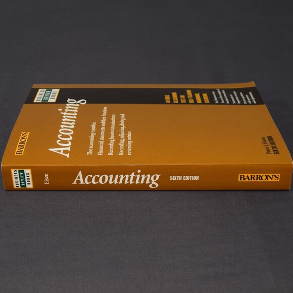 Barron’s Accounting Business Review Book 6th Edition Eisen Reference Excellent - Picture 16 of 16